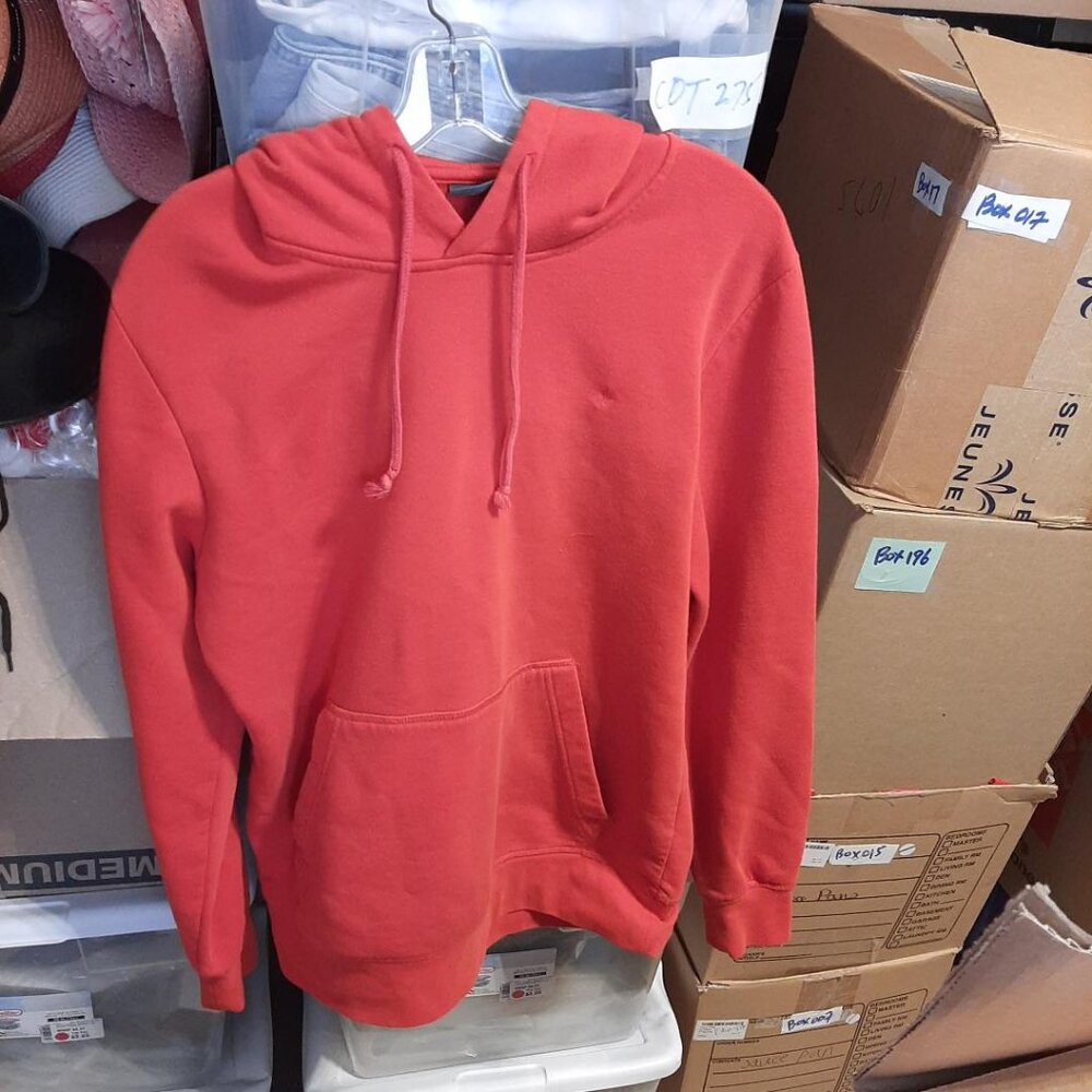 Jack & Jones Men Hoodie Long Sleeve Sweater Red Size M PreLoved Good Condition